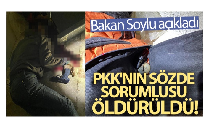 PKK'NIN SÖZDE SORUMLUSU ÖLDÜRÜLDÜ