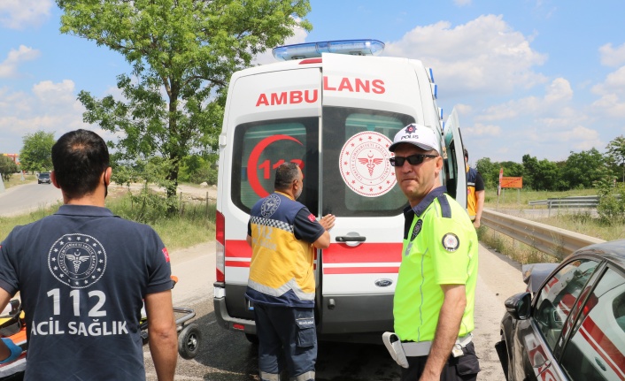 Edirne’de kaza: 2 yaralı